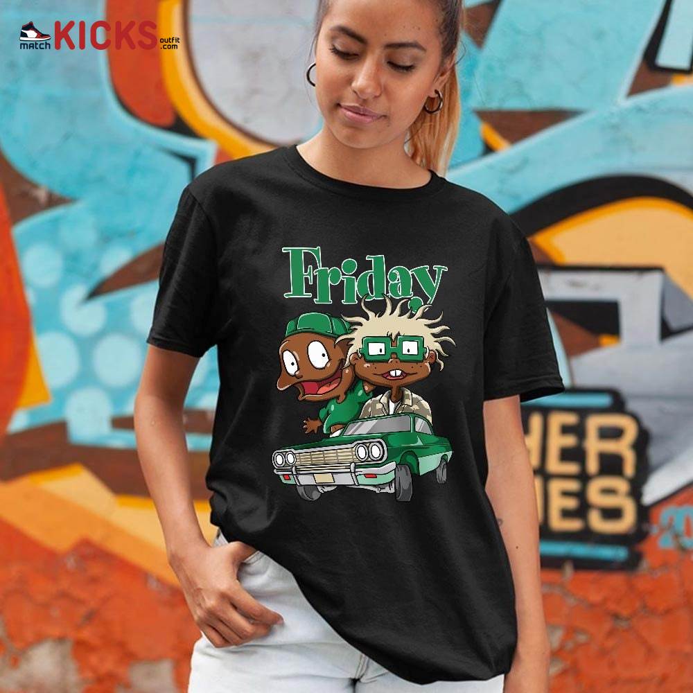 Friday Rugrats Sneaker Shirt Match Lucky Green 2s, Jordan 2 Lucky Green MKO Sweatshirt Friday Rugrats Sneaker Shirt Match Lucky Green 2s, Jordan 2 Lucky Green MKO Sweatshirt