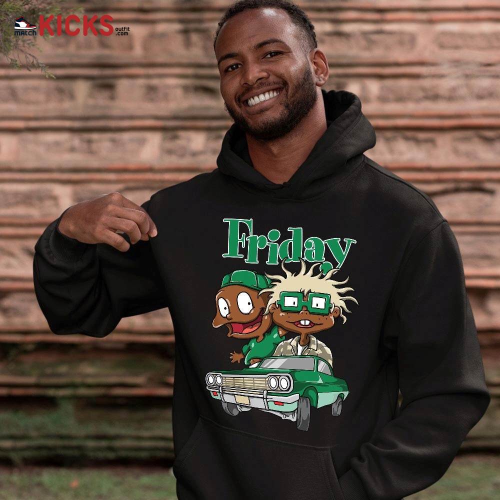 Friday Rugrats Sneaker Shirt Match Lucky Green 2s, Jordan 2 Lucky Green MKO Sweatshirt Friday Rugrats Sneaker Shirt Match Lucky Green 2s, Jordan 2 Lucky Green MKO Sweatshirt