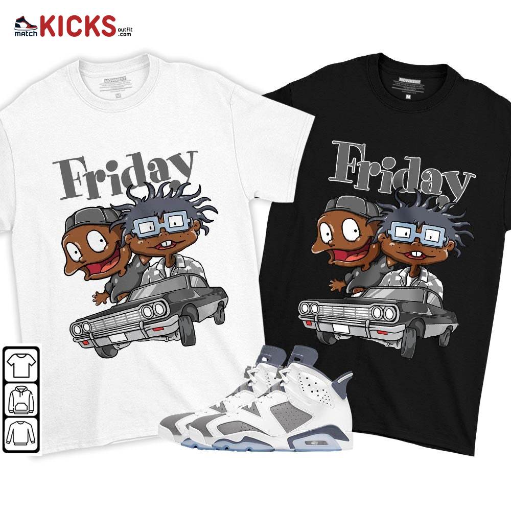 Friday Rugrats Sneaker Shirt Match Retro Cool Grey 6s, Jordan 6 Cool Grey MKO T-Shirt Friday Rugrats Sneaker Shirt Match Retro Cool Grey 6s, Jordan 6 Cool Grey MKO T-Shirt