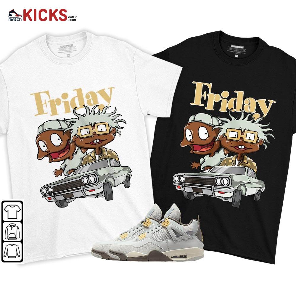 Friday Rugrats Sneaker Shirt Match Retro Craft 4s, Jordan 4 Craft Photon Dust MKO T-Shirt