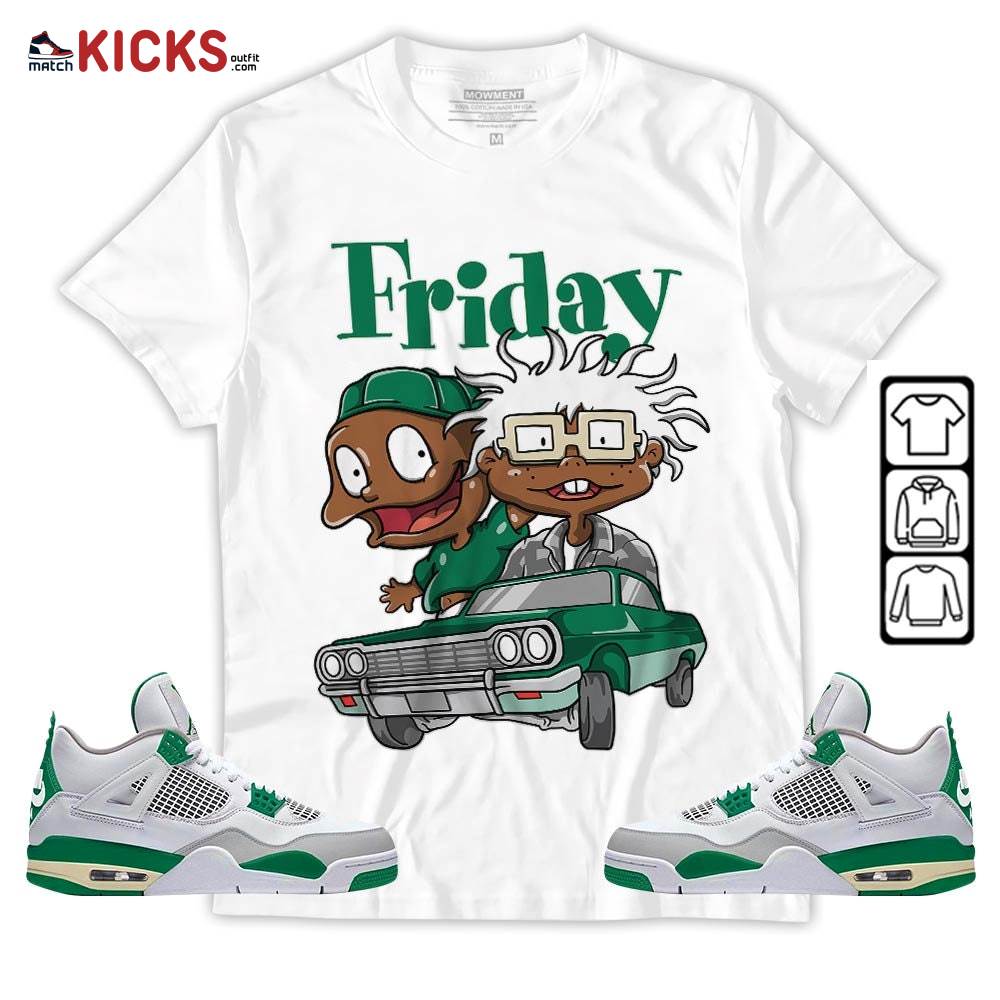 Friday Rugrats Sneaker Shirt Match Retro Pine Green 4s, Jordan 4 Pine Green MKO T-Shirt