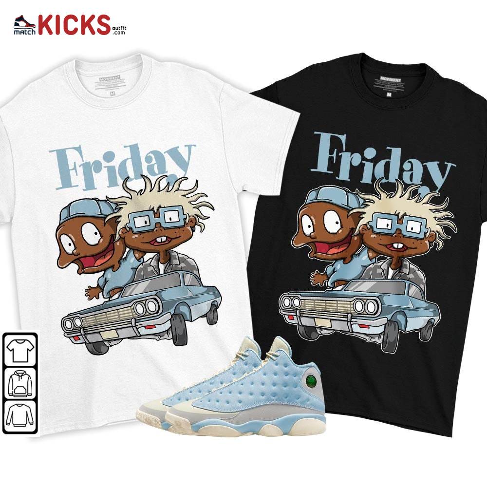 Friday Rugrats Sneaker Shirt Match SoleFly 13s, Jordan 13 Retro SoleFly MKO T-Shirt Friday Rugrats Sneaker Shirt Match SoleFly 13s, Jordan 13 Retro SoleFly MKO T-Shirt