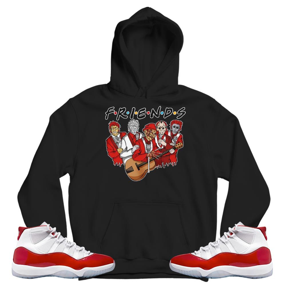 Friend Horror Drip Sneaker Shirt Match 11 Varsity Red, Jordan 11 Retro Cherry MKO T-Shirt