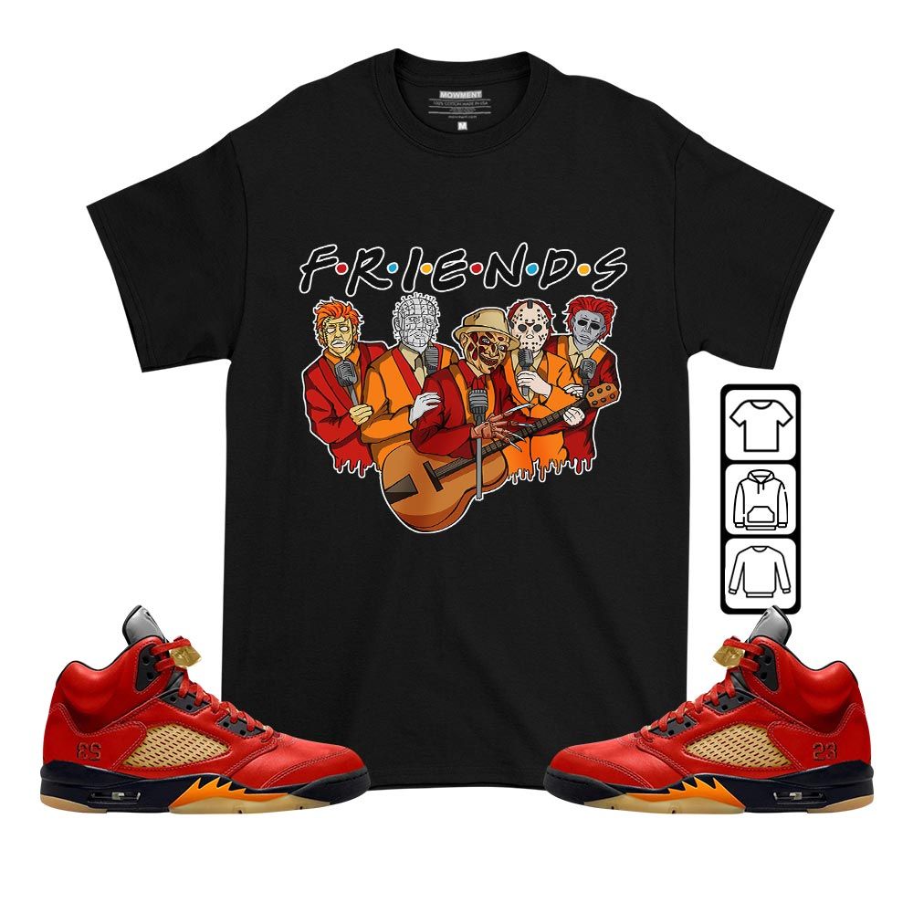 Friend Horror Drip Sneaker Shirt Match 5 Dunk On Mars, Jordan 5 Mars For Her MKO T-Shirt Friend Horror Drip Sneaker Shirt Match 5 Dunk On Mars, Jordan 5 Mars For Her MKO T-Shirt