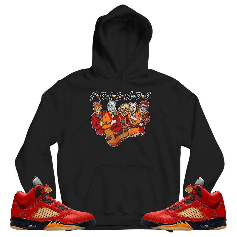 Friend Horror Drip Sneaker Shirt Match 5 Dunk On Mars, Jordan 5 Mars For Her MKO T-Shirt