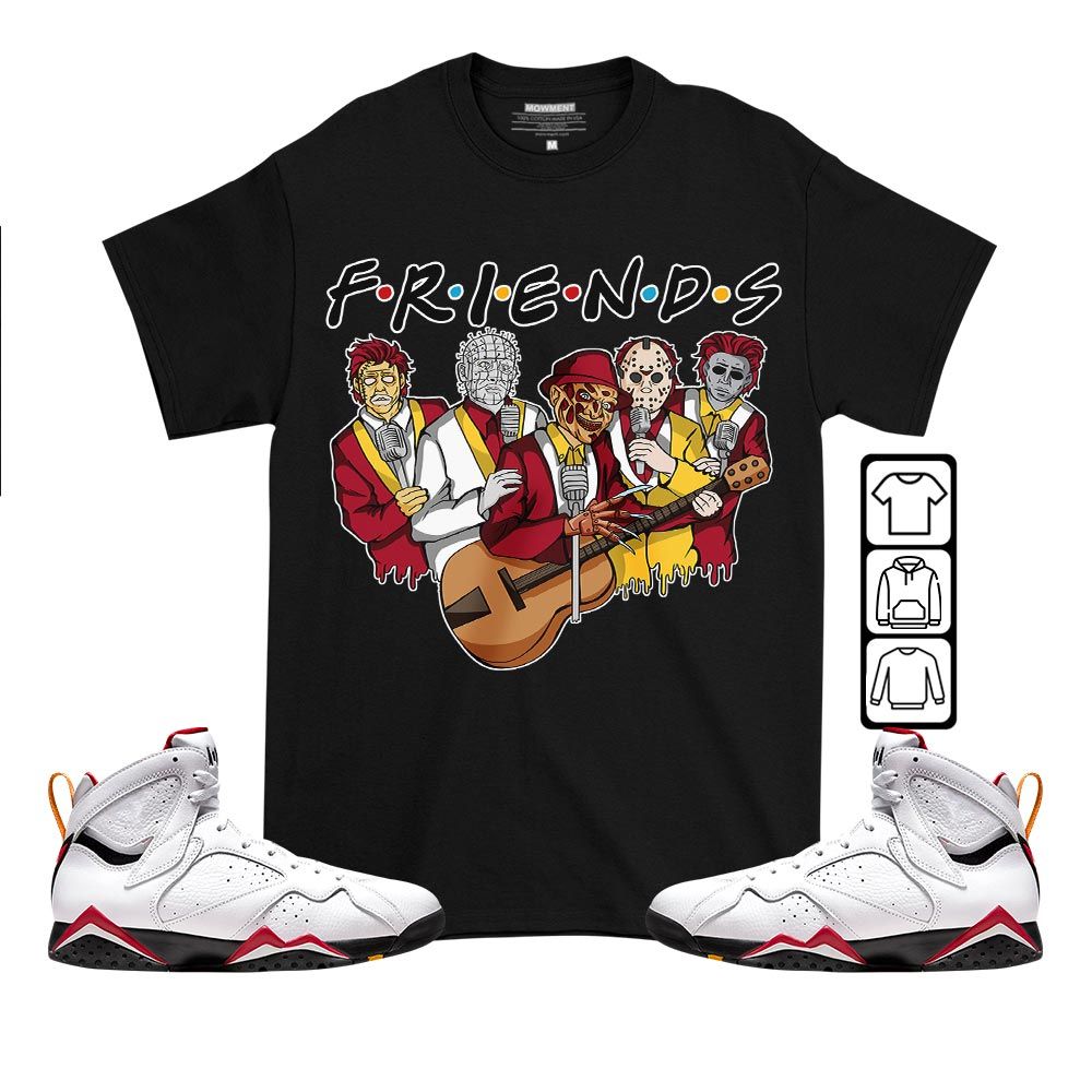 Friend Horror Drip Sneaker Shirt Match Cardinal 7s, Jordan 7 Retro Cardinal MKO T-Shirt Friend Horror Drip Sneaker Shirt Match Cardinal 7s, Jordan 7 Retro Cardinal MKO T-Shirt