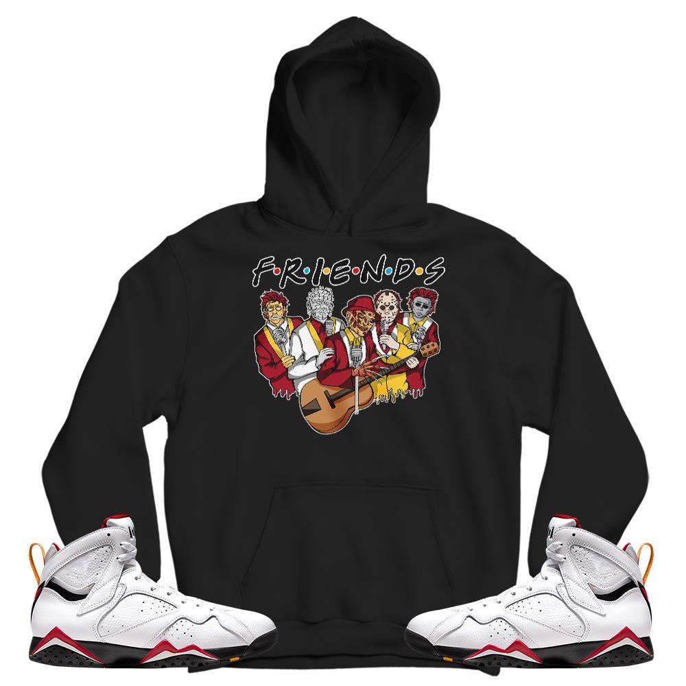 Friend Horror Drip Sneaker Shirt Match Cardinal 7s, Jordan 7 Retro Cardinal MKO T-Shirt