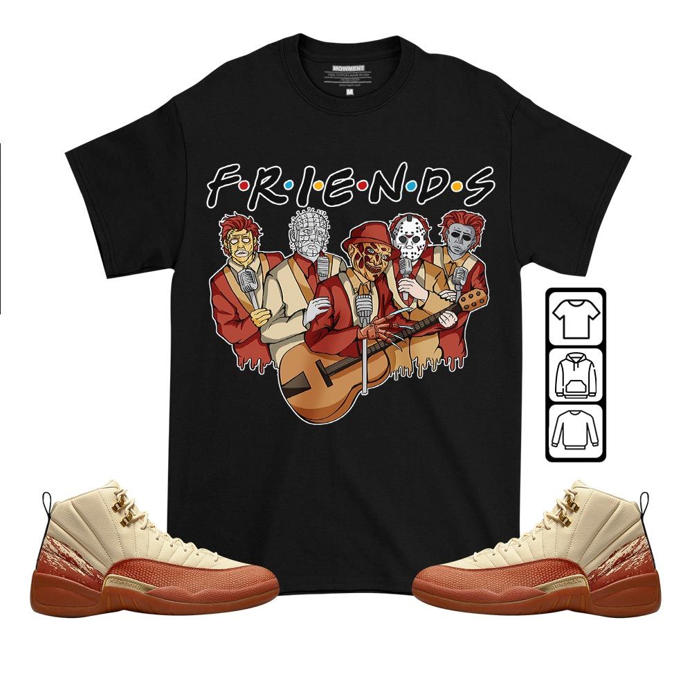 Friend Horror Drip Sneaker Shirt Match Eastside Golf 12s, Jordan 12 Retro Eastside Golf MKO T-Shirt