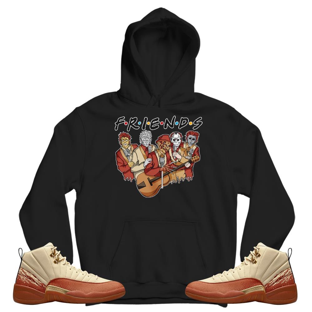Friend Horror Drip Sneaker Shirt Match Eastside Golf 12s, Jordan 12 Retro Eastside Golf MKO T-Shirt