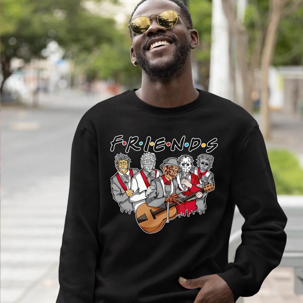 Friend Horror Drip Sneaker Shirt Match Fire Red 9s, Jordan 9 Retro Fire Red MKO T-Shirt Friend Horror Drip Sneaker Shirt Match Fire Red 9s, Jordan 9 Retro Fire Red MKO T-Shirt