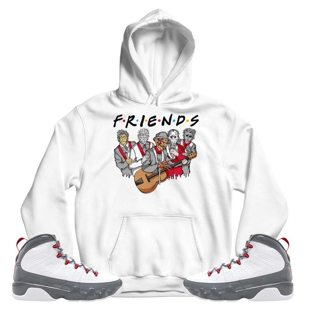 Friend Horror Drip Sneaker Shirt Match Fire Red 9s, Jordan 9 Retro Fire Red MKO T-Shirt Friend Horror Drip Sneaker Shirt Match Fire Red 9s, Jordan 9 Retro Fire Red MKO T-Shirt