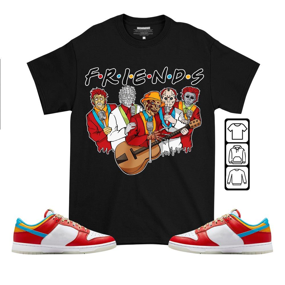Friend Horror Drip Sneaker Shirt Match Fruity Pebbles Shoes, Dunk Low Fruity Pebbles MKO T-Shirt Friend Horror Drip Sneaker Shirt Match Fruity Pebbles Shoes, Dunk Low Fruity Pebbles MKO T-Shirt