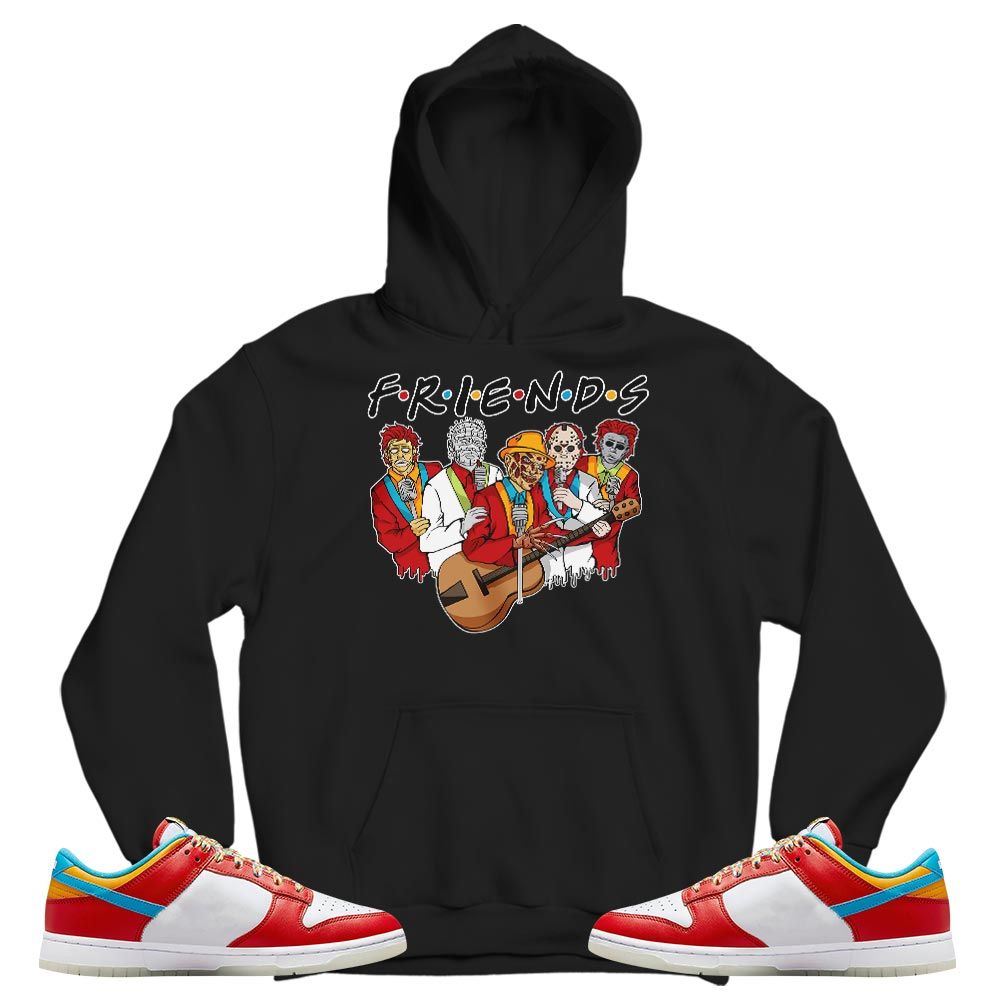 Friend Horror Drip Sneaker Shirt Match Fruity Pebbles Shoes, Dunk Low Fruity Pebbles MKO T-Shirt