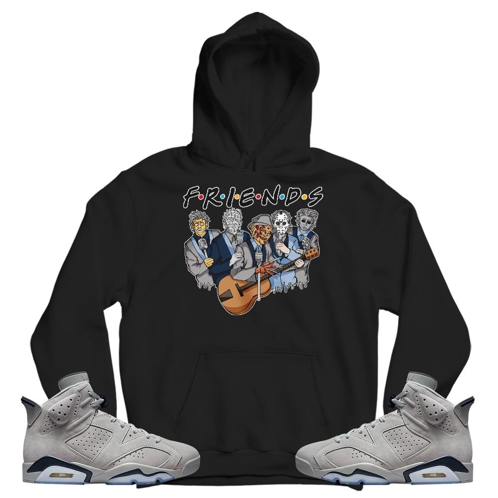 Friend Horror Drip Sneaker Shirt Match Georgetown 6s, Jordan 6 Retro Georgetown MKO T-Shirt