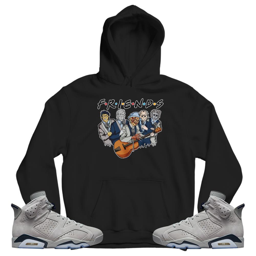 Friend Horror Drip Sneaker Shirt Match Georgetown 6s, Jordan 6 Retro Georgetown MKO T-Shirt