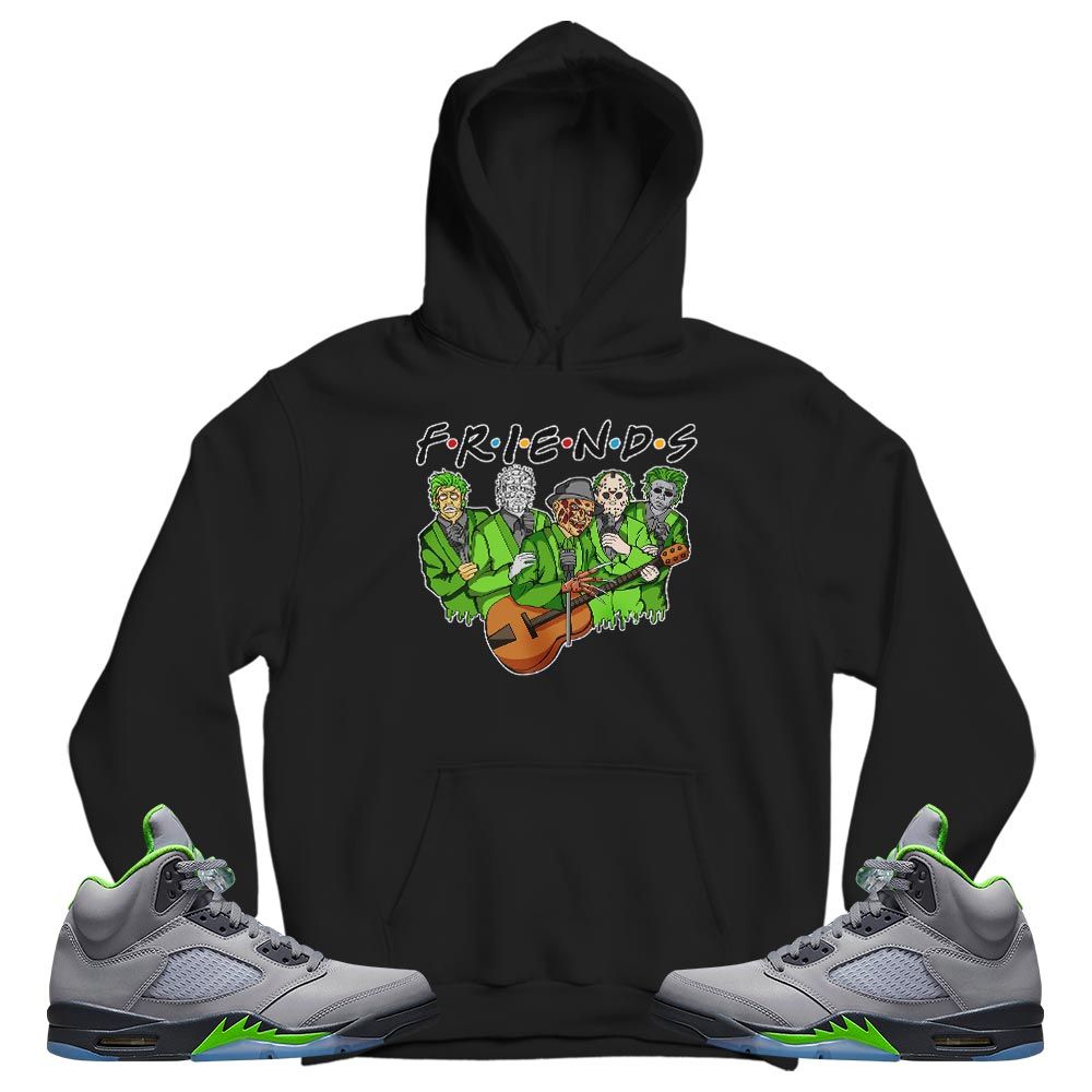 Friend Horror Drip Sneaker Shirt Match Green Bean 5s, Jordan 5 Retro Green Bean MKO T-Shirt