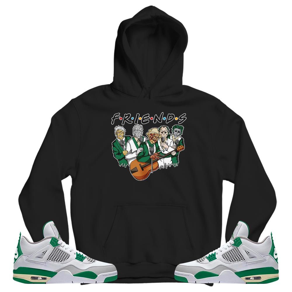 Friend Horror Drip Sneaker Shirt Match Retro Pine Green 4s, Jordan 4 Pine Green MKO T-Shirt