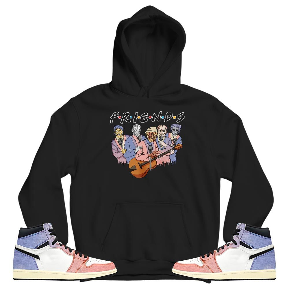 Friend Horror Drip Sneaker Shirt Match Retro Skyline 1s, Jordan 1 High OG Skyline MKO T-Shirt