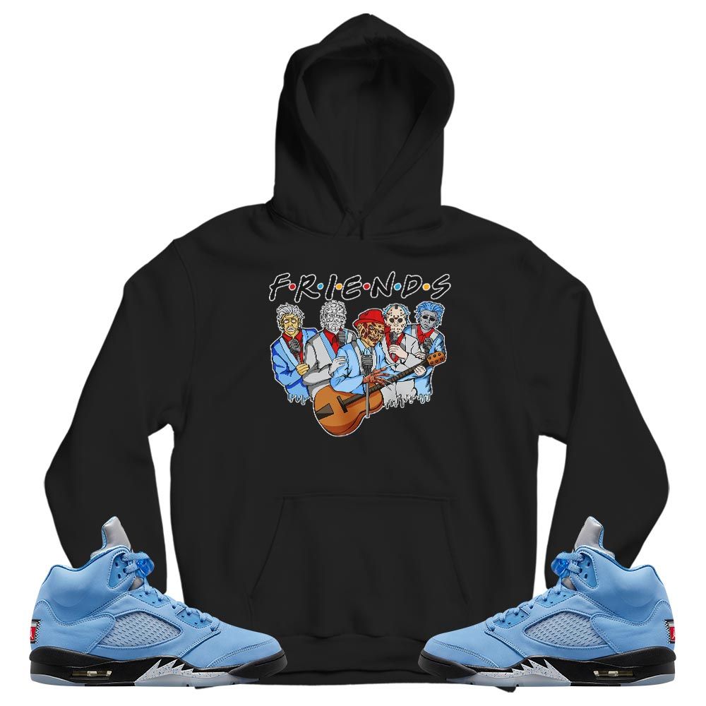 Friend Horror Drip Sneaker Shirt Match Retro University Blue 5s, Jordan 5 University Blue MKO T-Shirt Friend Horror Drip Sneaker Shirt Match Retro University Blue 5s, Jordan 5 University Blue MKO T-Shirt