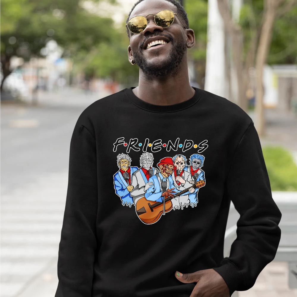 Friend Horror Drip Sneaker Shirt Match Retro University Blue 5s, Jordan 5 University Blue MKO T-Shirt Friend Horror Drip Sneaker Shirt Match Retro University Blue 5s, Jordan 5 University Blue MKO T-Shirt