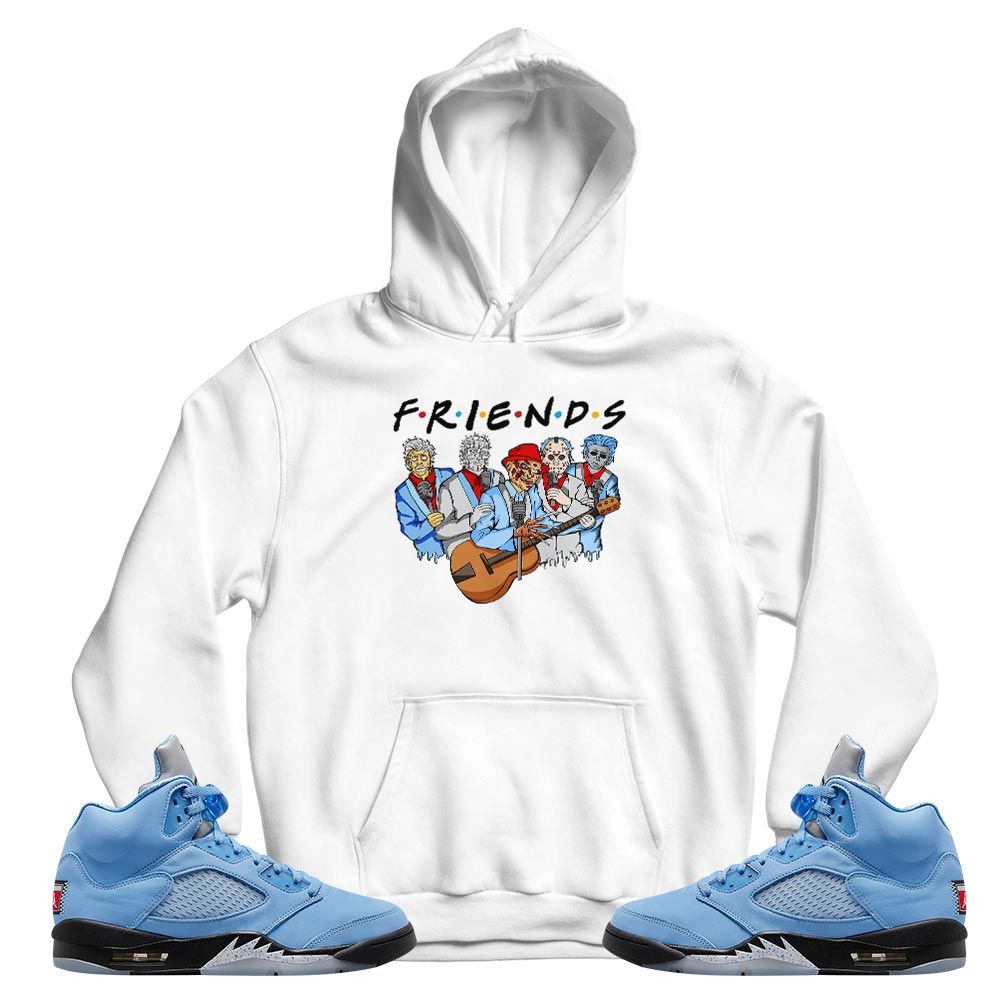 Friend Horror Drip Sneaker Shirt Match Retro University Blue 5s, Jordan 5 University Blue MKO T-Shirt Friend Horror Drip Sneaker Shirt Match Retro University Blue 5s, Jordan 5 University Blue MKO T-Shirt