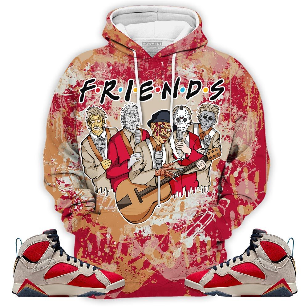 Friend Horror Drip Sneaker Shirt Match Trophy Room 7S, Jordan 7 Trophy Room Hoodie Sweatshirt Tee All Over Print MKO Shirt Friend Horror Drip Sneaker Shirt Match Trophy Room 7S, Jordan 7 Trophy Room Hoodie Sweatshirt Tee All Over Print MKO Shirt
