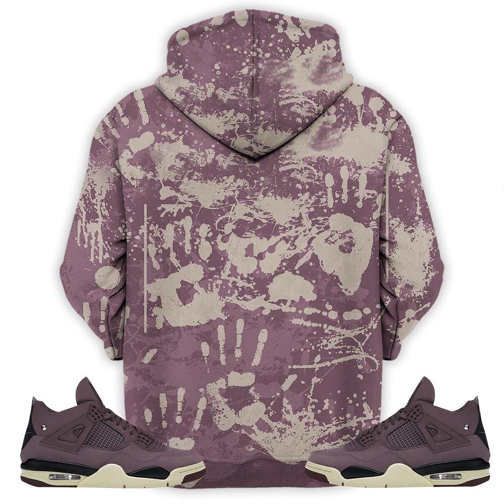 Friend Horror Drip Sneaker Shirt Match Violet Ore 4S, Jordan 4 A Ma Maniere Violet Ore Hoodie Sweatshirt Tee All Over Print MKO Shirt