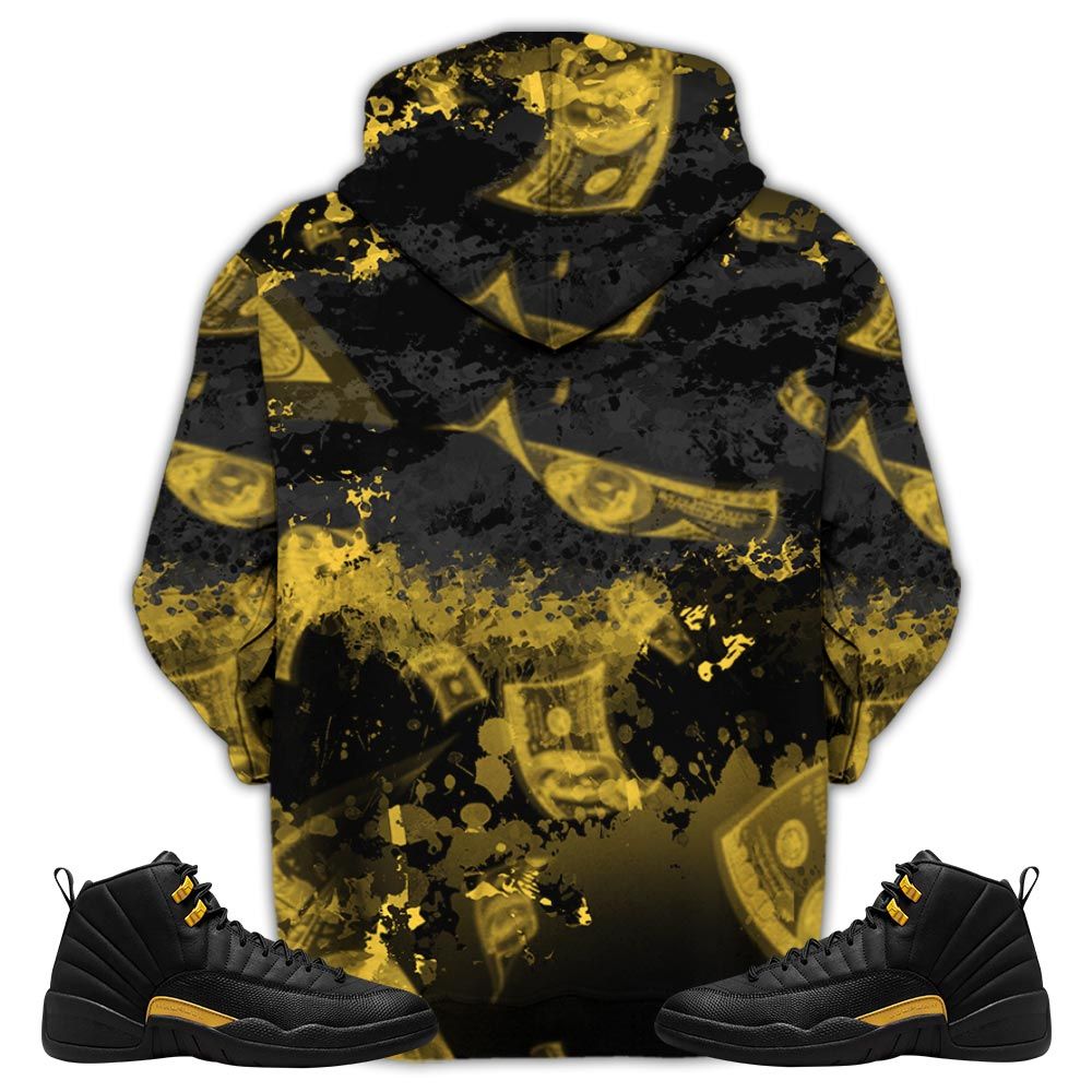 From The Botton Sneaker Shirt Match Black Taxi 12S, Jordan 12 Retro Black Taxi Hoodie Sweatshirt Tee All Over Print MKO Shirt