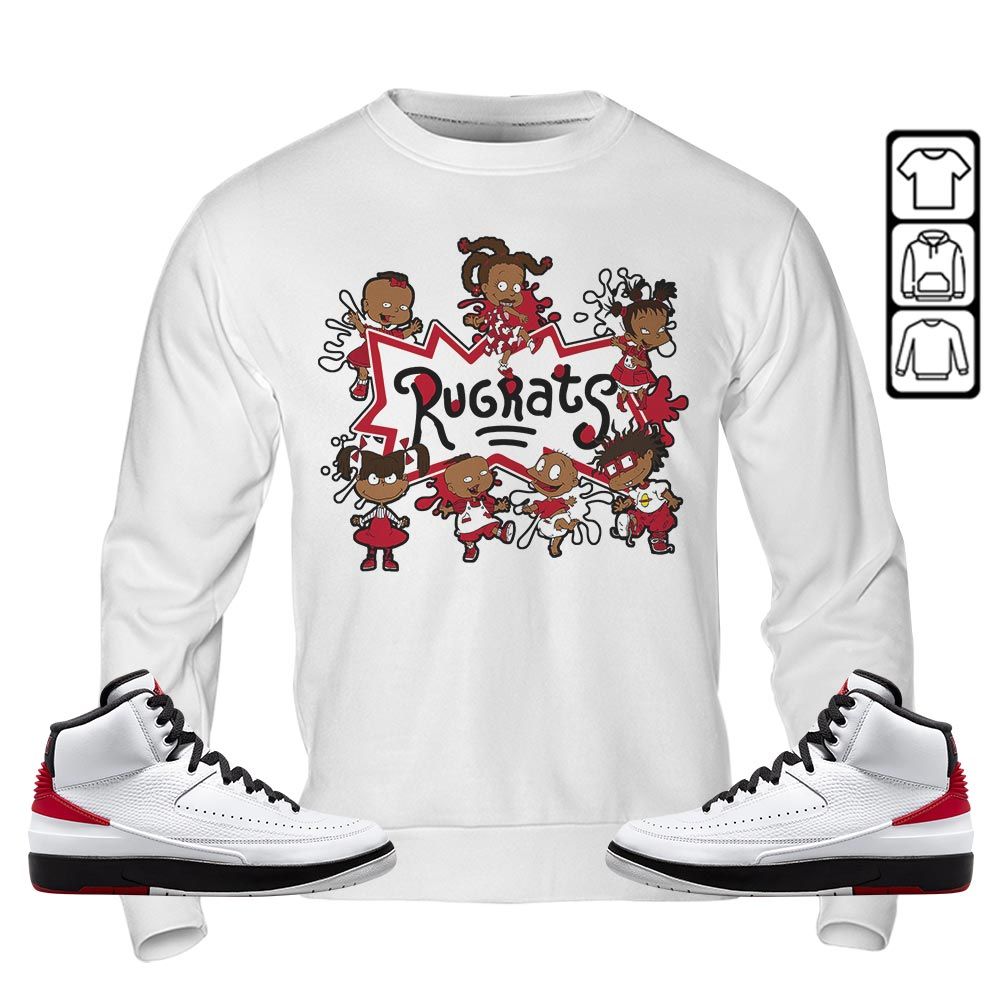Funny Cartoon 90s Kids Melanin Sneaker Shirt Match 2 Chicago Varsity Red, Jordan Retro 2 Chicago MKO T-Shirt Funny Cartoon 90s Kids Melanin Sneaker Shirt Match 2 Chicago Varsity Red, Jordan Retro 2 Chicago MKO T-Shirt