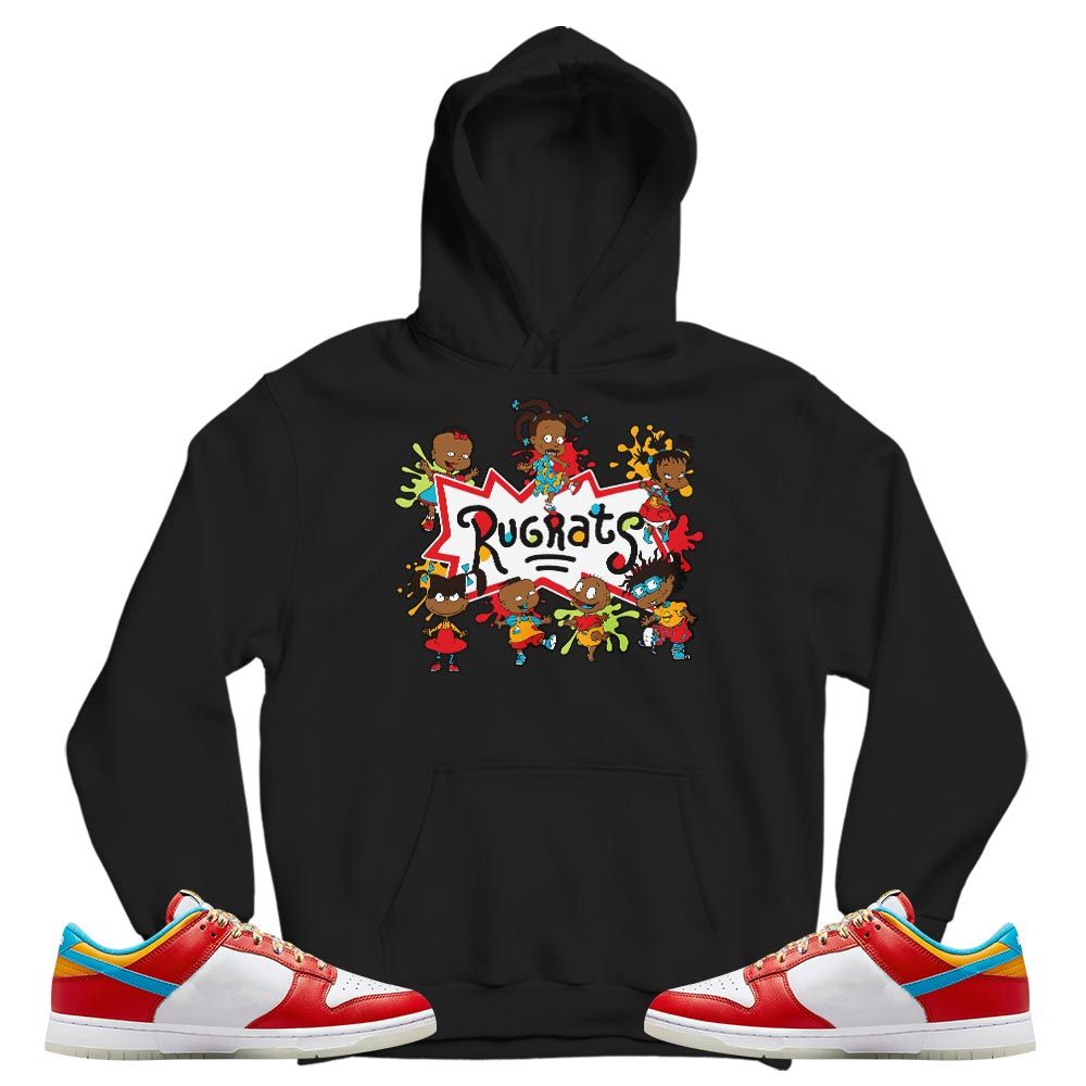 Funny Cartoon 90s Kids Melanin Sneaker Shirt Match Fruity Pebbles Dunk Low, Dunk Low Fruity Pebbles MKO T-Shirt