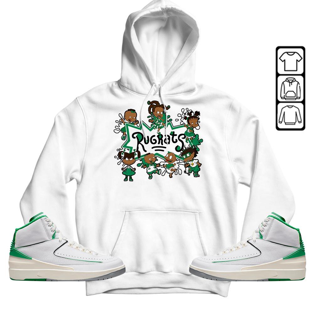 Funny Cartoon 90s Kids Melanin Sneaker Shirt Match Lucky Green 2s, Jordan 2 Lucky Green MKO T-Shirt Funny Cartoon 90s Kids Melanin Sneaker Shirt Match Lucky Green 2s, Jordan 2 Lucky Green MKO T-Shirt