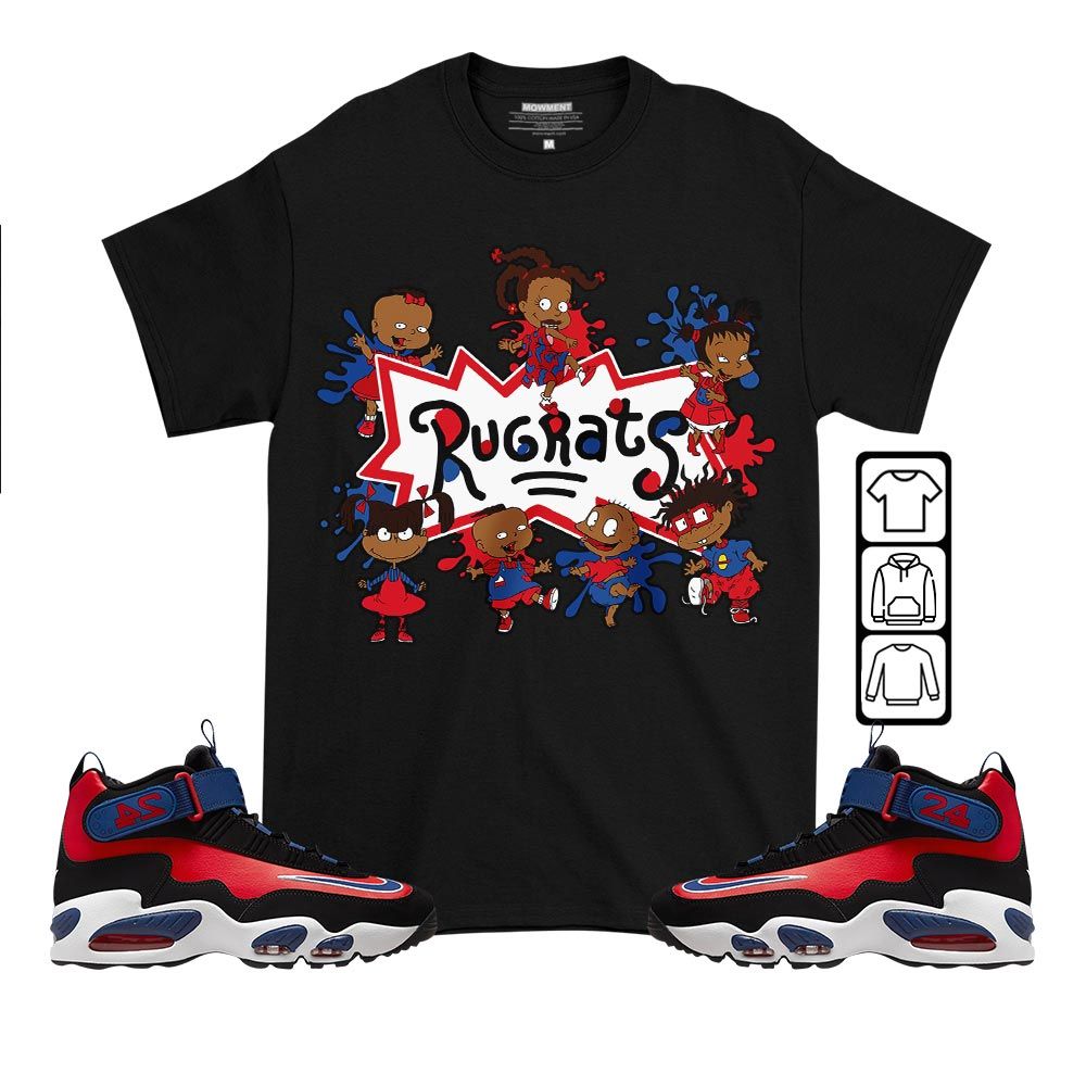 Funny Cartoon 90s Kids Melanin Sneaker Shirt Match Max 1 Navy Red Black, Air Griffey Max 1 Black Red Navy Blue MKO T-Shirt Funny Cartoon 90s Kids Melanin Sneaker Shirt Match Max 1 Navy Red Black, Air Griffey Max 1 Black Red Navy Blue MKO T-Shirt