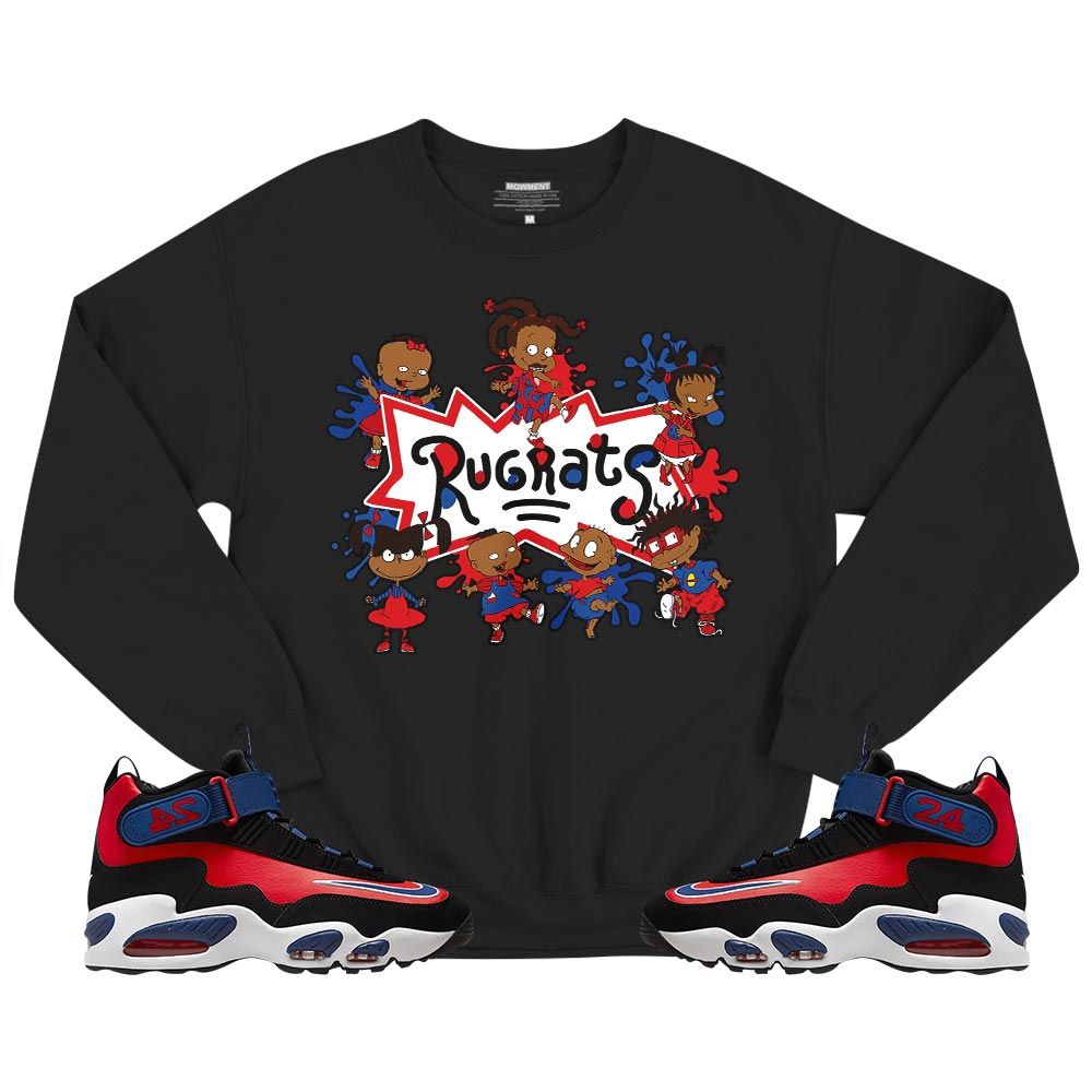 Funny Cartoon 90s Kids Melanin Sneaker Shirt Match Max 1 Navy Red Black, Air Griffey Max 1 Black Red Navy Blue MKO T-Shirt Funny Cartoon 90s Kids Melanin Sneaker Shirt Match Max 1 Navy Red Black, Air Griffey Max 1 Black Red Navy Blue MKO T-Shirt