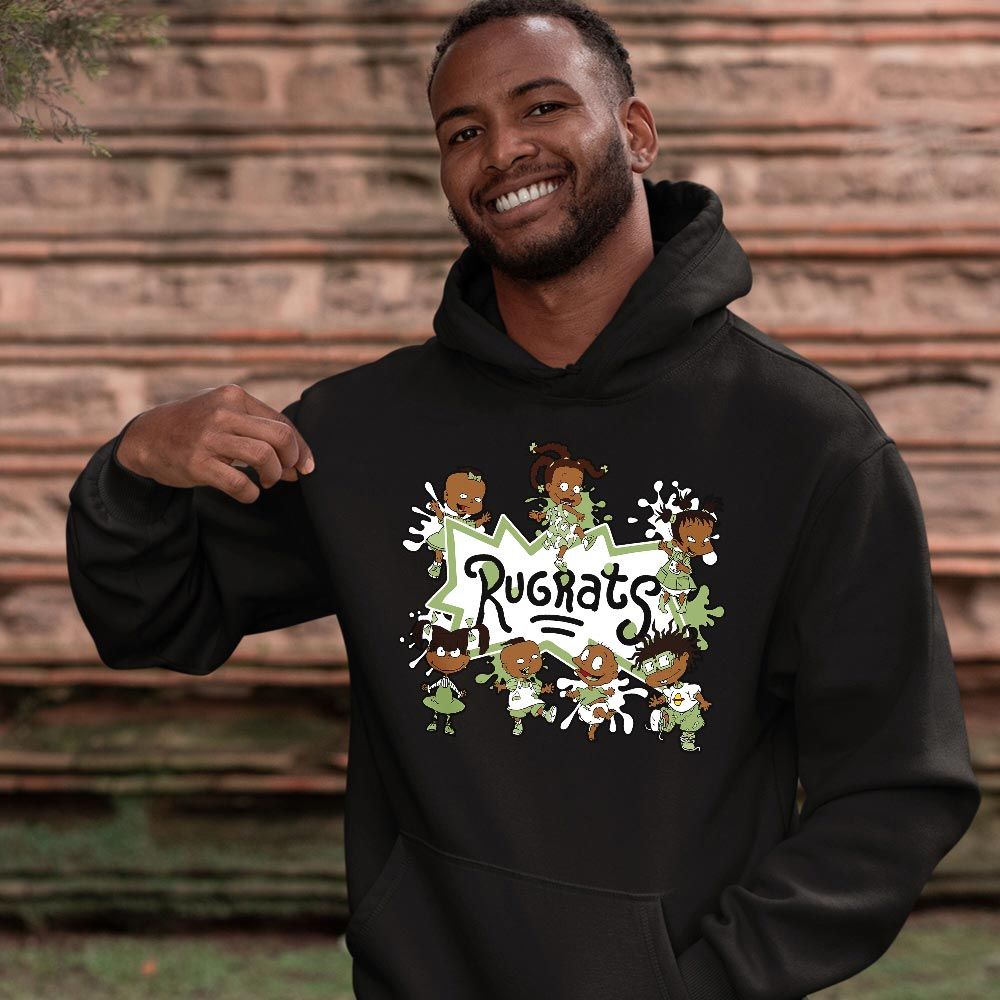 Funny Cartoon 90s Kids Melanin Sneaker Shirt Match Retro Oil Green 4s, Jordan 4 Oil Green MKO T-Shirt Funny Cartoon 90s Kids Melanin Sneaker Shirt Match Retro Oil Green 4s, Jordan 4 Oil Green MKO T-Shirt