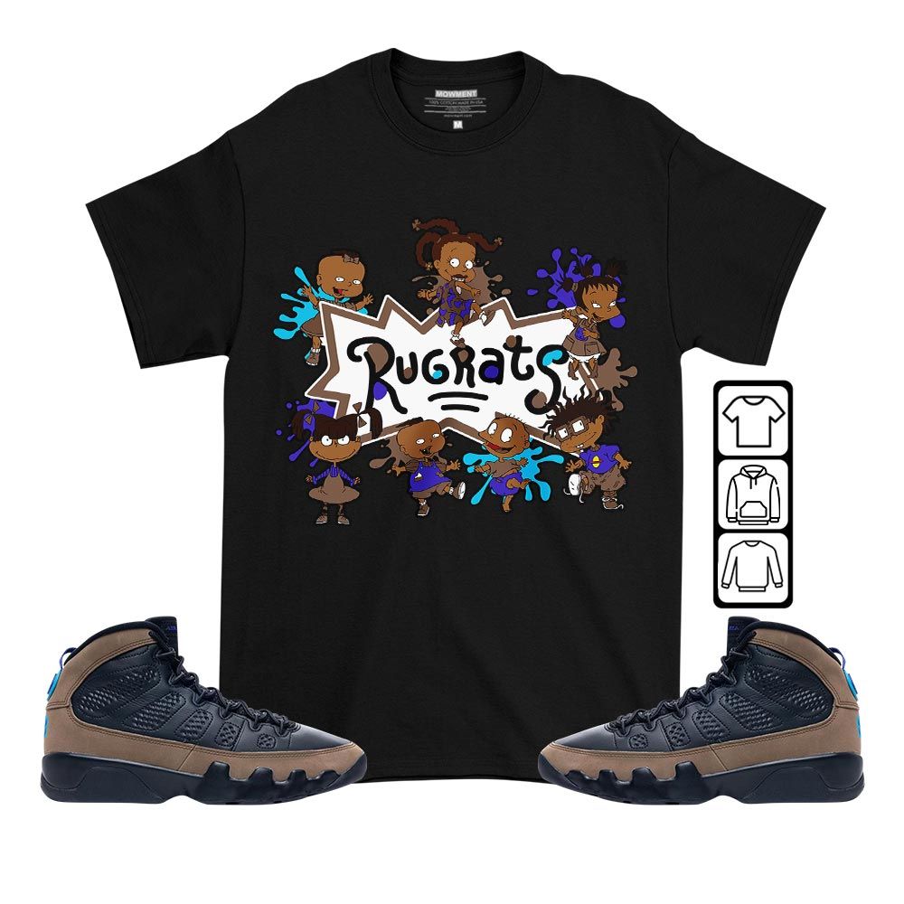 Funny Cartoon 90s Kids Sneaker Shirt Match Olive Concord 9s, Jordan 9 Olive Concord MKO T-Shirt