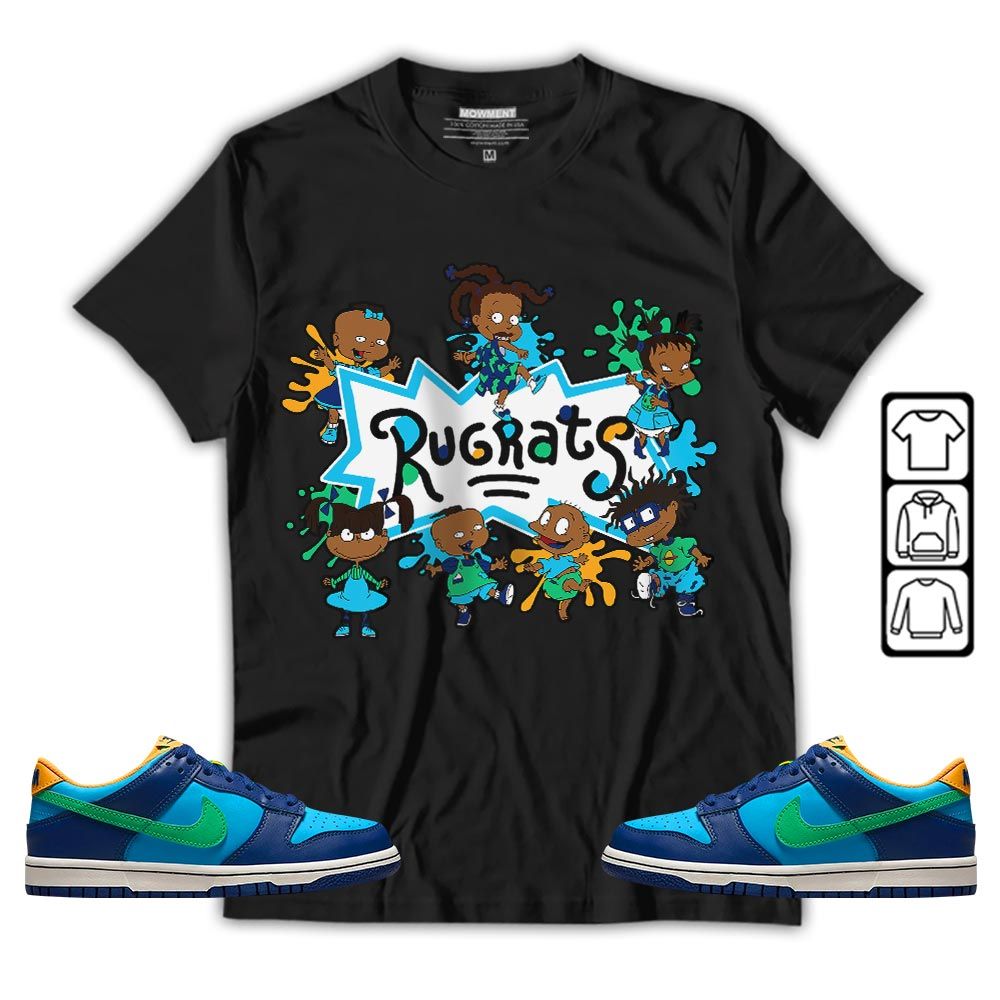 Funny Cartoon 90s Sneaker Shirt Match Dunk Low GS Kyrie, Dunk Low GS Electric Algae MKO T-Shirt