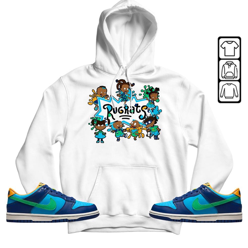 Funny Cartoon 90s Sneaker Shirt Match Dunk Low GS Kyrie, Dunk Low GS Electric Algae MKO T-Shirt