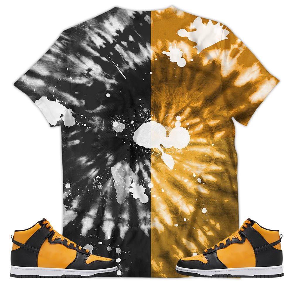 Funny Cartoon 90S Sneaker Shirt Match Dunk Reverse Goldenrod, Dunk High Bruce Lee Hoodie Sweatshirt Tee All Over Print MKO Shirt