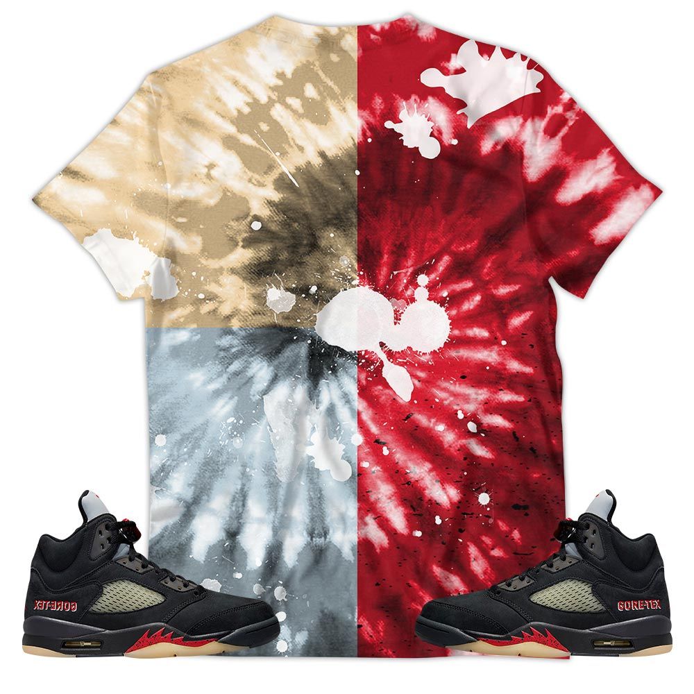 Funny Cartoon 90S Sneaker Shirt Match Gore-Tex 5S, Jordan 5 Gore-Tex Off Noir Hoodie Sweatshirt Tee All Over Print MKO Shirt