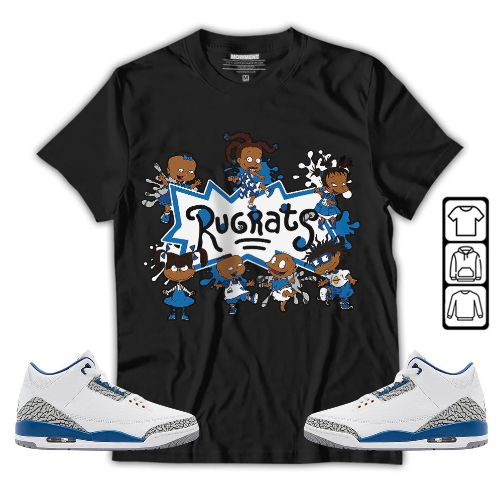 Funny Cartoon 90s Sneaker Shirt Match Wizards 3s, Jordan Retro 3 Wizards MKO T-Shirt