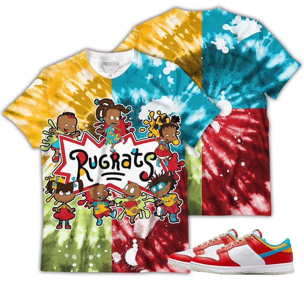 Funny Cartoon 90S Tiedye Sneaker Shirt Match Fruity Pebbles Dunk Low, Dunk Low Fruity Pebbles Hoodie Sweatshirt Tee All Over Print MKO Shirt Funny Cartoon 90S Tiedye Sneaker Shirt Match Fruity Pebbles Dunk Low, Dunk Low Fruity Pebbles Hoodie Sweatshirt Tee All Over Print MKO Shirt
