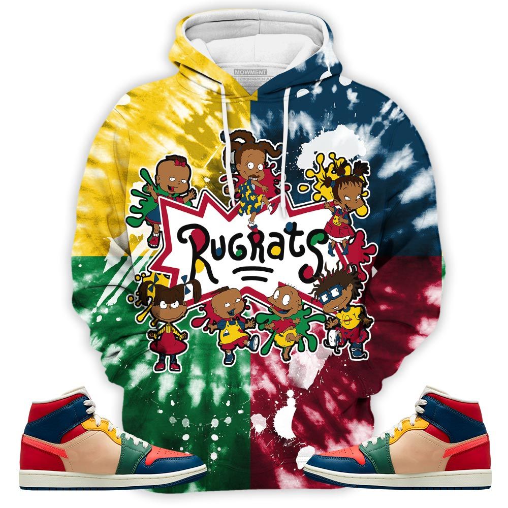 Funny Cartoon 90S Tiedye Sneaker Shirt Match Mid Multi Color 2022 1S, Jordan 1 Mid Multi Color 2022 Hoodie Sweatshirt Tee All Over Print MKO Shirt Funny Cartoon 90S Tiedye Sneaker Shirt Match Mid Multi Color 2022 1S, Jordan 1 Mid Multi Color 2022 Hoodie Sweatshirt Tee All Over Print MKO Shirt