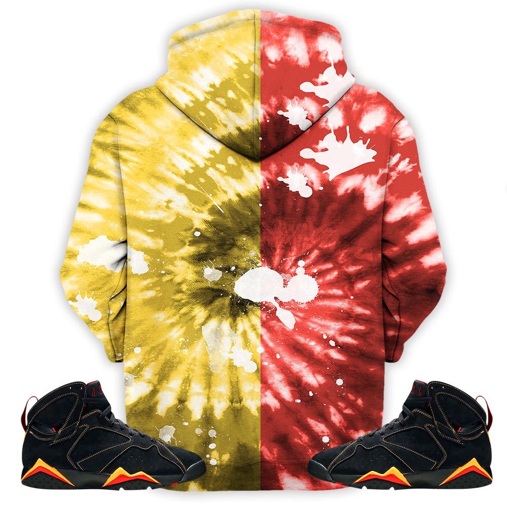 Funny Cartoon 90S Tiedye Sneaker Shirt Match Retro Citrus 7S, Jordan 7 Retro Citrus Hoodie Sweatshirt Tee All Over Print MKO Shirt