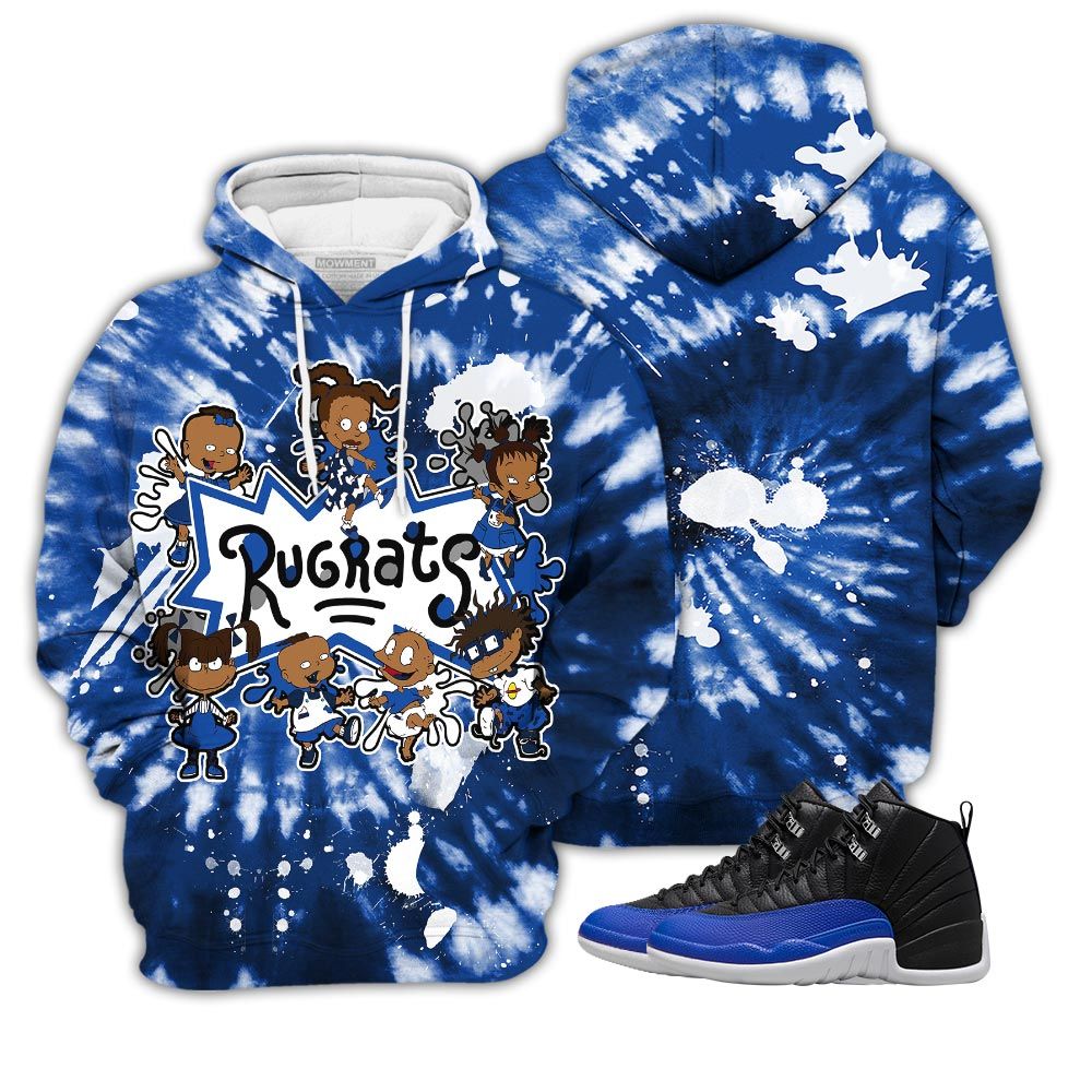 Funny Cartoon 90S Tiedye Sneaker Shirt Match Retro Hyper Royal 12S, Jordan 12 Hyper Royal Hoodie Sweatshirt Tee All Over Print MKO Shirt Funny Cartoon 90S Tiedye Sneaker Shirt Match Retro Hyper Royal 12S, Jordan 12 Hyper Royal Hoodie Sweatshirt Tee All Over Print MKO Shirt