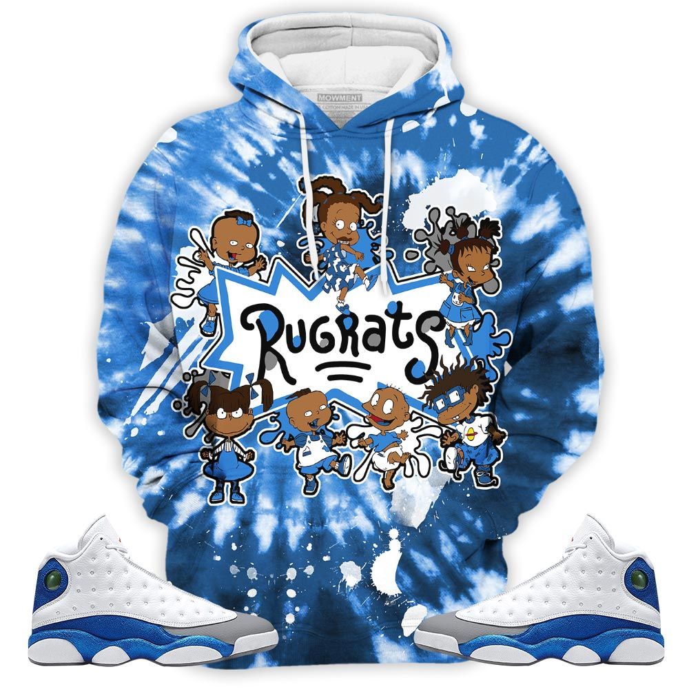 Funny Cartoon 90S Tiedye Sneaker Shirt Match White French Blue 13S, Jordan 13 French Blue Hoodie Sweatshirt Tee All Over Print MKO Shirt Funny Cartoon 90S Tiedye Sneaker Shirt Match White French Blue 13S, Jordan 13 French Blue Hoodie Sweatshirt Tee All Over Print MKO Shirt