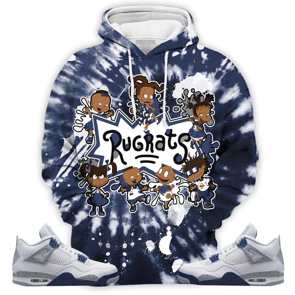 Funny Cartoon 90S Tiedye Sneaker Shirt Match White Midnight Navy 4S, Jordan 4 Retro Midnight Navy Hoodie Sweatshirt Tee All Over Print MKO Shirt Funny Cartoon 90S Tiedye Sneaker Shirt Match White Midnight Navy 4S, Jordan 4 Retro Midnight Navy Hoodie Sweatshirt Tee All Over Print MKO Shirt