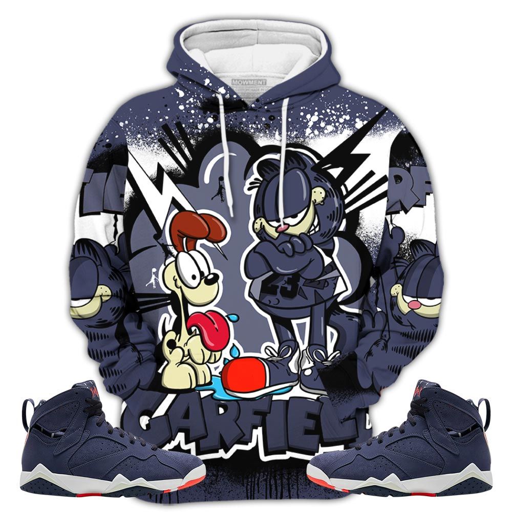 Funny Garfield Odie Sneaker Shirt Match 7 Neutral Indigo, Jordan 7 Quai 54 Hoodie Sweatshirt Tee All Over Print MKO Shirt Funny Garfield Odie Sneaker Shirt Match 7 Neutral Indigo, Jordan 7 Quai 54 Hoodie Sweatshirt Tee All Over Print MKO Shirt