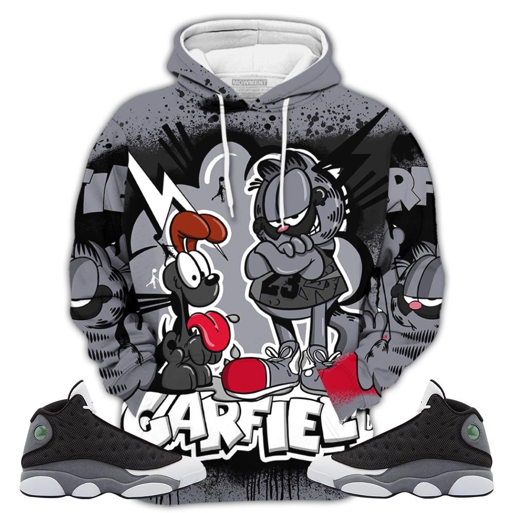 Funny Garfield Odie Sneaker Shirt Match Black Flint 13S, Jordan Retro 13 Black Flint Hoodie Sweatshirt Tee All Over Print MKO Shirt Funny Garfield Odie Sneaker Shirt Match Black Flint 13S, Jordan Retro 13 Black Flint Hoodie Sweatshirt Tee All Over Print MKO Shirt