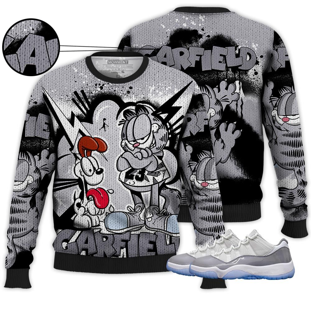 Funny Garfield Odie Sneaker Shirt Match Cement Grey 11S, Jordan 11 Low Cement Grey Hoodie Sweatshirt Tee All Over Print MKO Shirt Funny Garfield Odie Sneaker Shirt Match Cement Grey 11S, Jordan 11 Low Cement Grey Hoodie Sweatshirt Tee All Over Print MKO Shirt