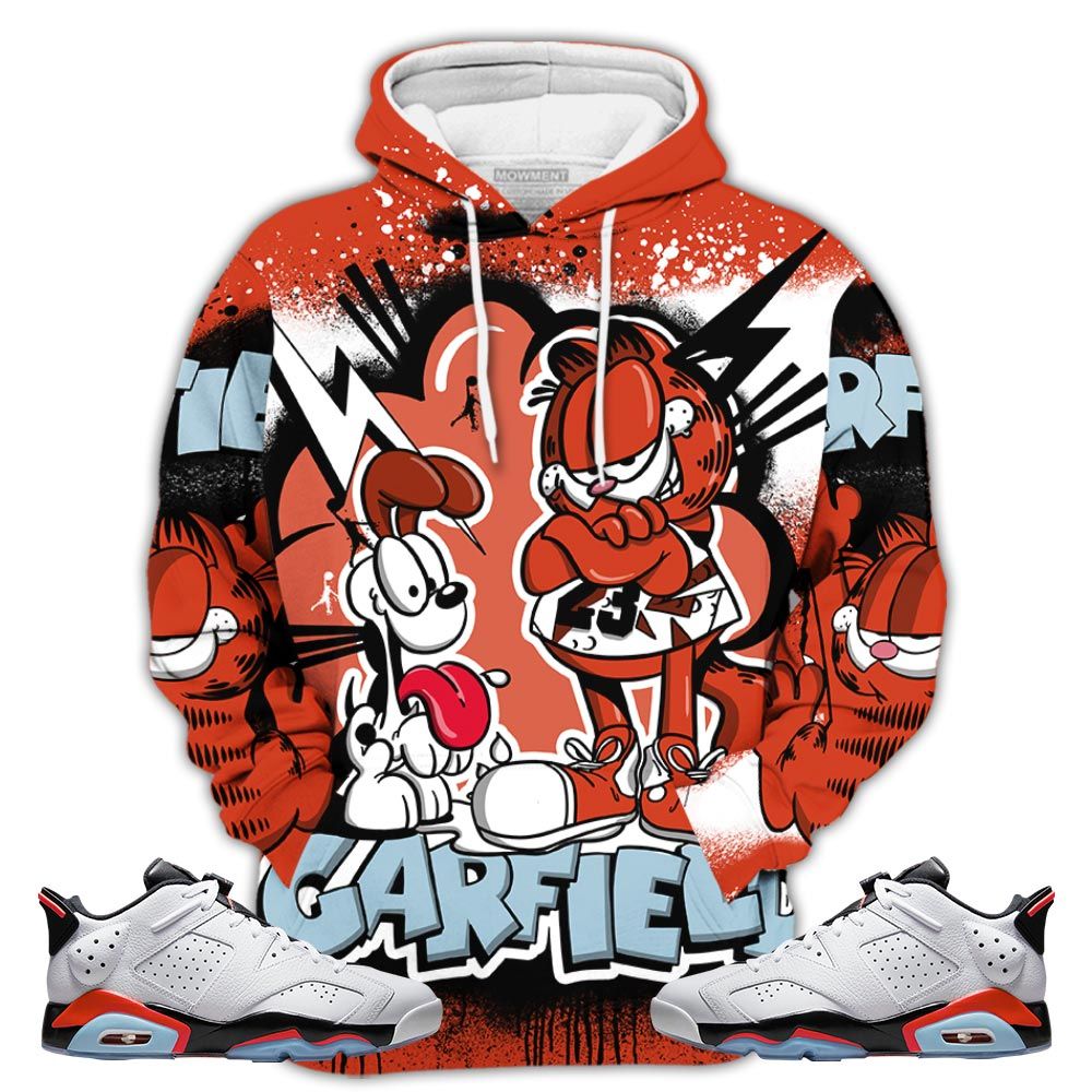 Funny Garfield Odie Sneaker Shirt Match Golf White Infrared 6S, Jordan 6 Low Infrared Hoodie Sweatshirt Tee All Over Print MKO Shirt Funny Garfield Odie Sneaker Shirt Match Golf White Infrared 6S, Jordan 6 Low Infrared Hoodie Sweatshirt Tee All Over Print MKO Shirt